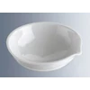 BEPÁRLÓTÁL belül mázas porcelán, lapos, kiöntővel, átmérő: 110 mm, 150 ml