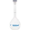 MÉRŐLOMBIK műanyag(PMP), 10/19 normál csiszolattal és műanyag dugóval, "B", 25 ml