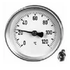 BIMETÁL HŐMÉRŐ 0-120°C , benyúló: 63 mm, külső menet: 1/2"