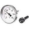 BIMETÁL HŐMÉRŐ 0-60°C, benyúló: 63 mm, külső menet: 1/2"