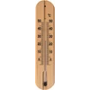 SZOBAHŐMÉRŐ fa hátlappal, -10+50°C, méret: 180x40 mm