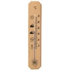 SZOBAHŐMÉRŐ fa hátlappal, -10+50°C, méret: 195x42 mm
