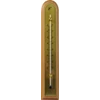 SZOBAHŐMÉRŐ fa hátlappal, -10+50°C, méret: 250x50 mm