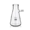 SZÍVÓPALACK hőálló üvegből, üveg olivával, 100 ml