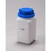 PORFLAKON (PE) bő nyakú, négyszögletes, csavaros kupakkal, 250 ml