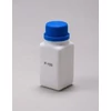 PORFLAKON (PE) bő nyakú, négyszögletes, csavaros kupakkal, 100 ml