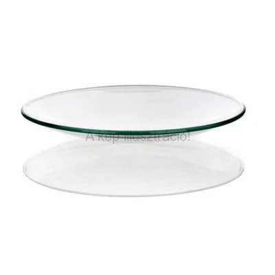 ÓRAÜVEG olvasztott széllel átmérő: 120 mm