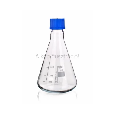 ERLENMEYER-LOMBIK autoklávozható, csavaros PP kupakkal, 1000 ml