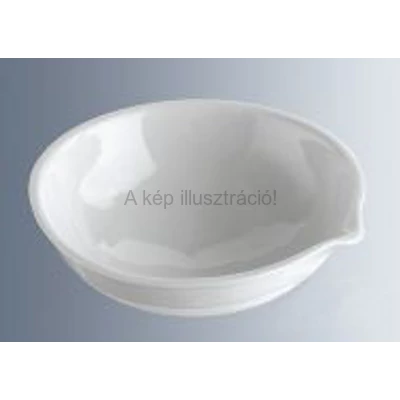 BEPÁRLÓTÁL belül mázas porcelán, lapos, kiöntővel, átmérő: 200 mm, 1000 ml