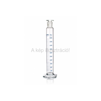 RÁZÓHENGER üvegtalppal, NS 45/40 üvegdugóval, "B", 1000 ml, beosztás: 10 ml