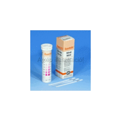 QUANTOFIX TESZTPAPÍR Nitrát (+NO2) méréshez Mt: 0-500 mg/l  100 db/doboz