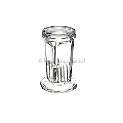 TÁRGYLEMEZ FESTŐEDÉNY COPLIN üveg, tetővel, 10 férőhelyes, méret: 45x100 mm
