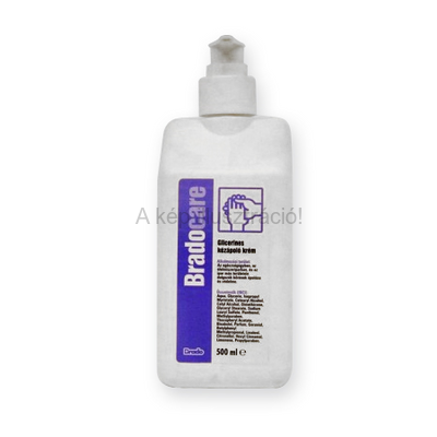 BRADOCARE glicerines bőrápoló kézkrém 500 ml