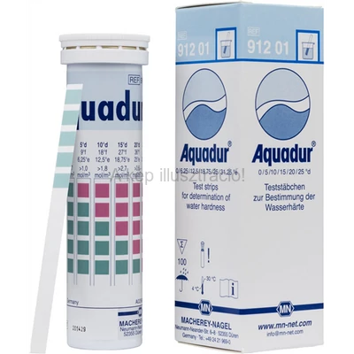 AQUADUR TESZTPAPÍR össz.keménység tesztpapír Mt: 5-25 nk° 100 db/doboz