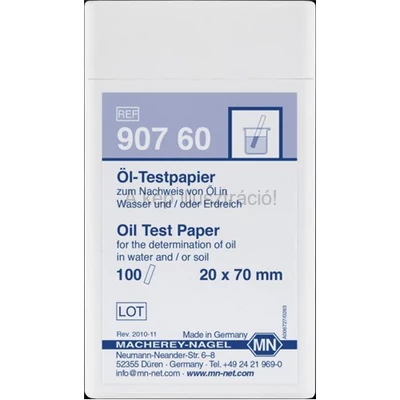 OLAJ kvalitatív tesztpapír 100 csík/doboz