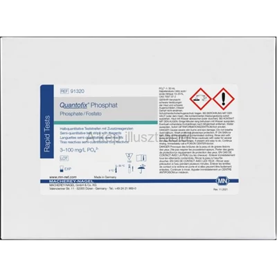 QUANTOFIX TESZTPAPÍR Foszfát méréshez Mt: 0-3-10-25-50-100 mg/l 100 db/doboz