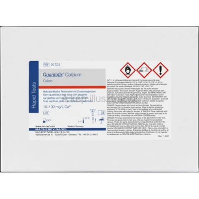 QUANTOFIX TESZTPAPÍR Kalcium méréshez Mt: 0-100 mg/l 100 db/doboz