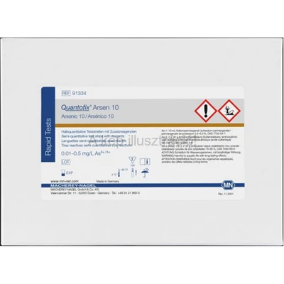 QUANTOFIX TESZTPAPÍR Arzén méréshez Mt: 0,01-0,5 mg/l 100 db/doboz