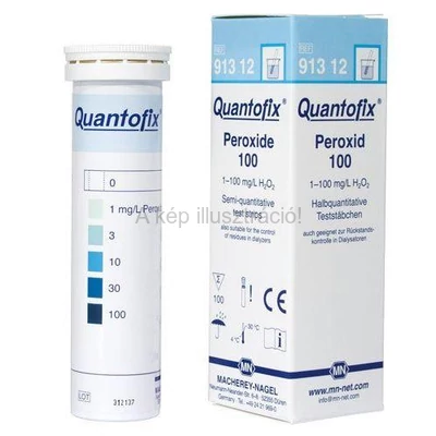 QUANTOFIX TESZTPAPÍR Peroxid méréshez Mt: 1-100 mg/l 100 db/doboz