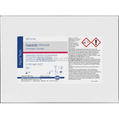 QUANTOFIX TESZTPAPÍR Kromát méréséhez Mt: 0-100 mg/l 100db/doboz