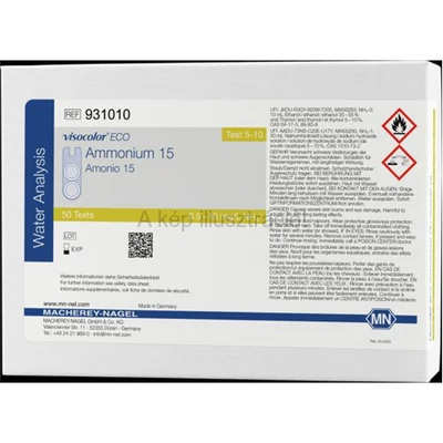 VISOCOLOR ECO Ammónium-15 teszt Mt: 0,5-15,0 mg/l 50 mérésre