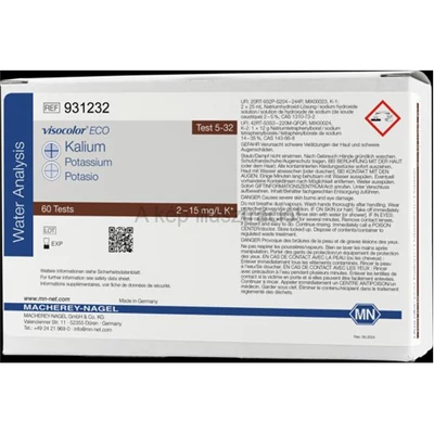 VISOCOLOR ECO Kálium teszt utántöltő Mt: 2-15 mg/l 60 mérésre