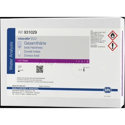 VISOCOLOR ECO Keménység összes teszt Mt: 0-20 nk°, 1 csepp=1 nk° 100 mérésre