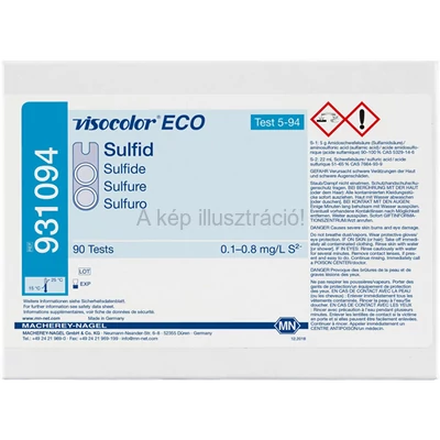 VISOCOLOR ECO Szulfid teszt készlet Mt: 0,1-0,8 mg/l 90 mérésre
