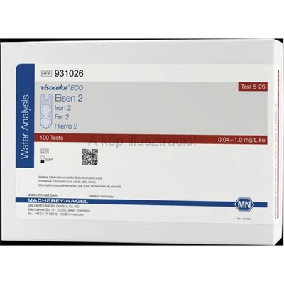 VISOCOLOR ECO Vas-2 teszt Mt: 0,04-1 mg/l 100 mérésre