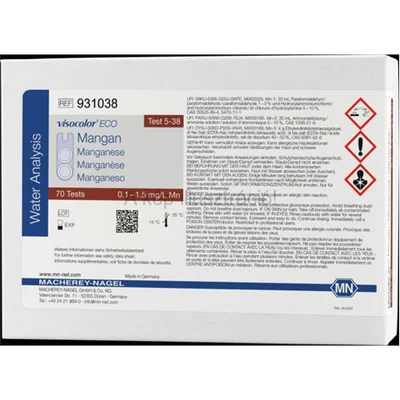 VISOCOLOR ECO Mangán teszt Mt: 0,1-1,5 mg/l 70 mérére