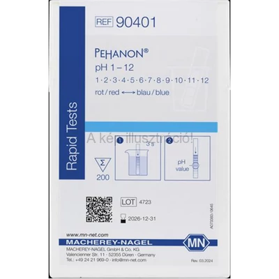 INDIKÁTOR PAPÍR PEHANON pH 1,0-12,0 200 csík/doboz