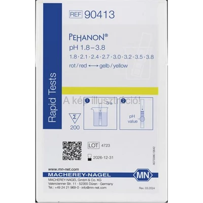 INDIKÁTOR PAPÍR PEHANON pH 1,8-3,8 200 csík/doboz