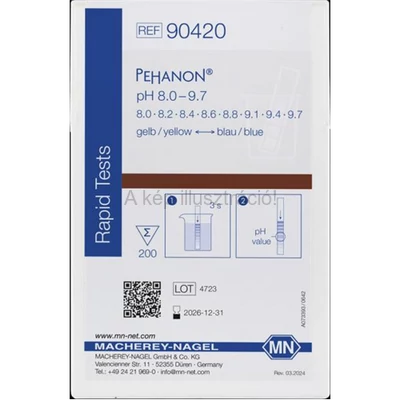 INDIKÁTOR PAPÍR PEHANON pH 8,0-9,7 200 csík/doboz