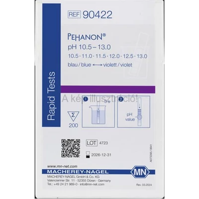 INDIKÁTOR PAPÍR PEHANON pH 10,5-13,0 200 csík/doboz