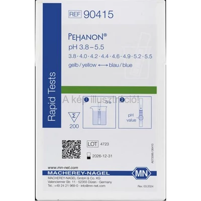 INDIKÁTOR PAPÍR PEHANON pH 3,8-5,5 200 csík/doboz