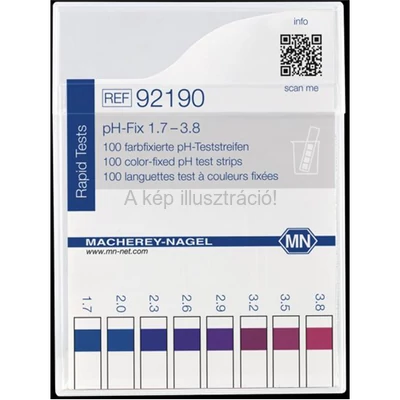 INDIKÁTOR PAPÍR pH-Fix pH 1,7-3,8 100 csík/doboz