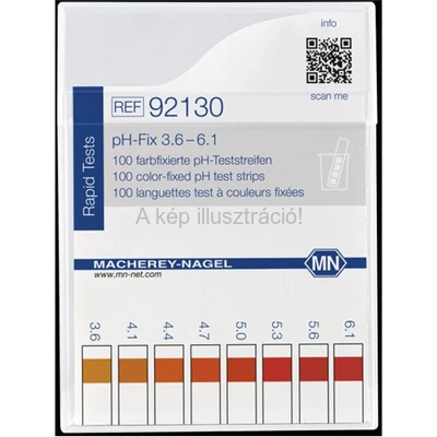 INDIKÁTOR PAPÍR pH-Fix pH 3,6-6,1 100 csík/doboz