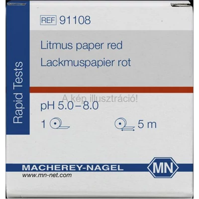 LAKMUSZ PAPÍR VÖRÖS 5 m/tekercs