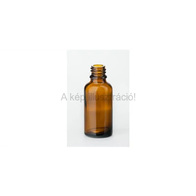 GYÓGYSZERTÁRI FOLYADÉKÜVEG barna GL18 30 ml