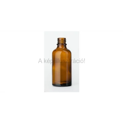 GYÓGYSZERTÁRI FOLYADÉKÜVEG barna GL18 50 ml