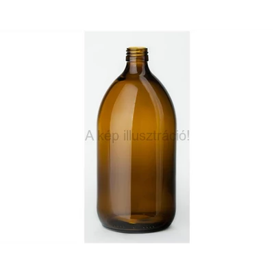 GYÓGYSZERTÁRI FOLYADÉKÜVEG barna GL28 1000 ml