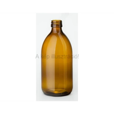 GYÓGYSZERTÁRI FOLYADÉKÜVEG barna GL28 500 ml