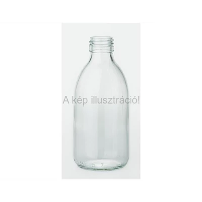GYÓGYSZERTÁRI FOLYADÉKÜVEG fehér GL28 250 ml