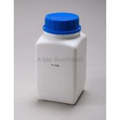 PORFLAKON (PE) bő nyakú, négyszögletes, csavaros kupakkal, 1500 ml